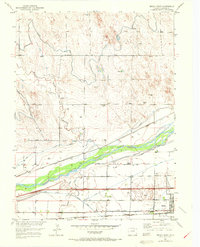 Brush West 1951 topographic map thumbnail
