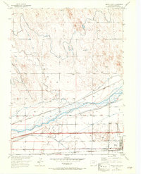 Brush West 1951 topographic map thumbnail