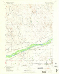 Brush West 1951 topographic map thumbnail