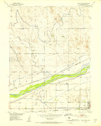 Brush West 1951 topographic map thumbnail