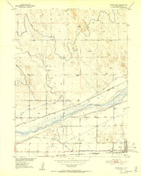 Brush West 1951 topographic map thumbnail