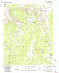 Archuleta Creek 1984 topographic map thumbnail