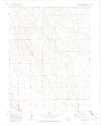 Baker Draw 1972 topographic map thumbnail