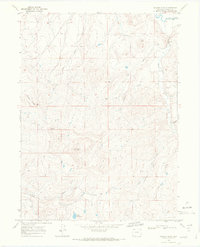 Bakers Peak 1969 topographic map thumbnail