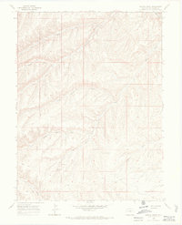 Barcus Creek 1966 topographic map thumbnail