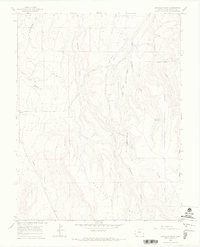 Barkelew Draw 1964 topographic map thumbnail