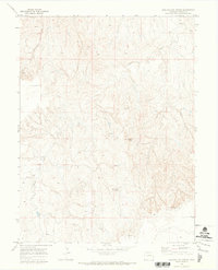 Barking Dog Spring 1970 topographic map thumbnail