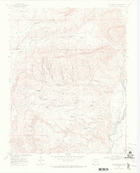 Basin Mountain 1968 topographic map thumbnail