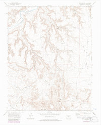 Beaty Canyon 1972 topographic map thumbnail