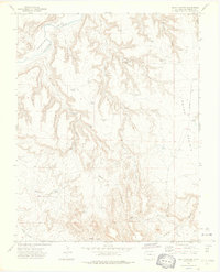 Beaty Canyon 1972 topographic map thumbnail