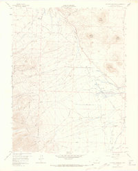 Beckwith Mountain 1958 topographic map thumbnail