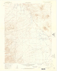 Beckwith Mountain 1958 topographic map thumbnail