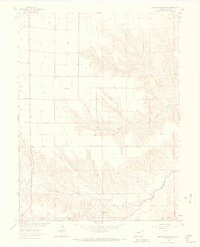 Beecher Island NW 1963 topographic map thumbnail