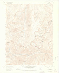 Berthoud Pass 1957 topographic map thumbnail