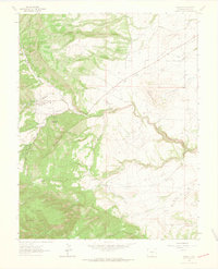 Beulah 1963 topographic map thumbnail