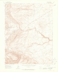 Beulah 1963 topographic map thumbnail