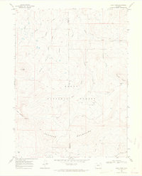 Buck Point 1969 topographic map thumbnail