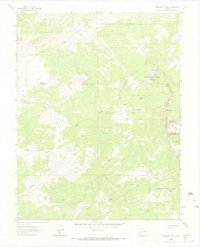 Buckhorn Lakes 1963 topographic map thumbnail