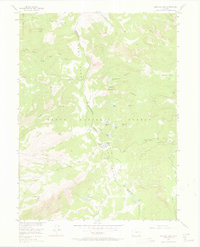 Buffalo Pass 1955 topographic map thumbnail
