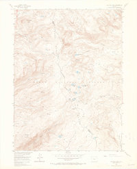 Buffalo Pass 1955 topographic map thumbnail