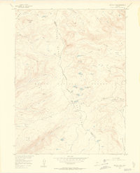 Buffalo Pass 1955 topographic map thumbnail