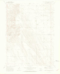 Buffalo Springs Ranch NE 1973 topographic map thumbnail
