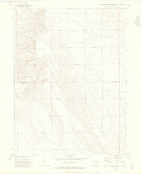 Buffalo Springs Ranch NE 1973 topographic map thumbnail