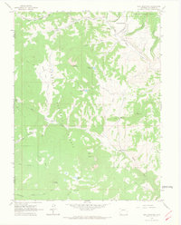 Bull Mountain 1963 topographic map thumbnail
