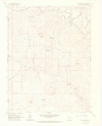 Bull Mountain 1963 topographic map thumbnail