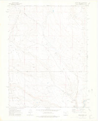 Burns North 1972 topographic map thumbnail