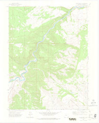 Burns South 1972 topographic map thumbnail