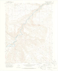 Burns South 1972 topographic map thumbnail