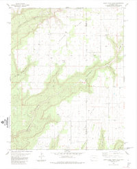 Burnt Cabin Creek 1985 topographic map thumbnail