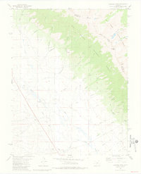 Bushnell Peak 1981 topographic map thumbnail