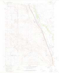 Buttes 1961 topographic map thumbnail