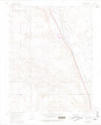 Buttes 1961 topographic map thumbnail