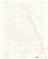 Buttes 1961 topographic map thumbnail