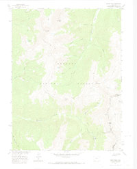 Byers Peak 1957 topographic map thumbnail