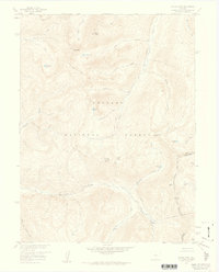 Byers Peak 1957 topographic map thumbnail