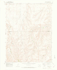 Byers SW 1969 topographic map thumbnail