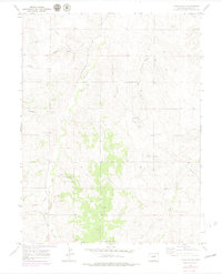 Cabin Gulch 1970 topographic map thumbnail