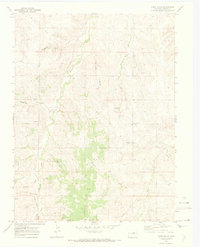 Cabin Gulch 1970 topographic map thumbnail