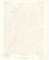 Cabin Gulch 1970 topographic map thumbnail