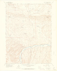 Cactus Reservoir 1962 topographic map thumbnail