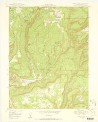 Calamity Mesa 1949 topographic map thumbnail