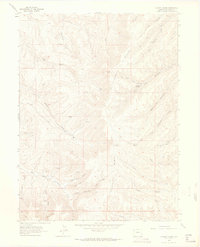Calamity Ridge 1962 topographic map thumbnail