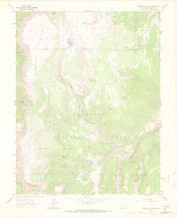 Cannibal Plateau 1963 topographic map thumbnail