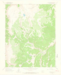 Cannibal Plateau 1963 topographic map thumbnail