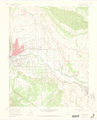 Canon City 1959 topographic map thumbnail