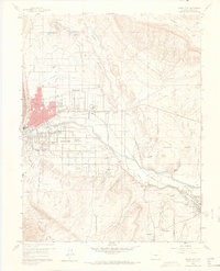 Canon City 1959 topographic map thumbnail